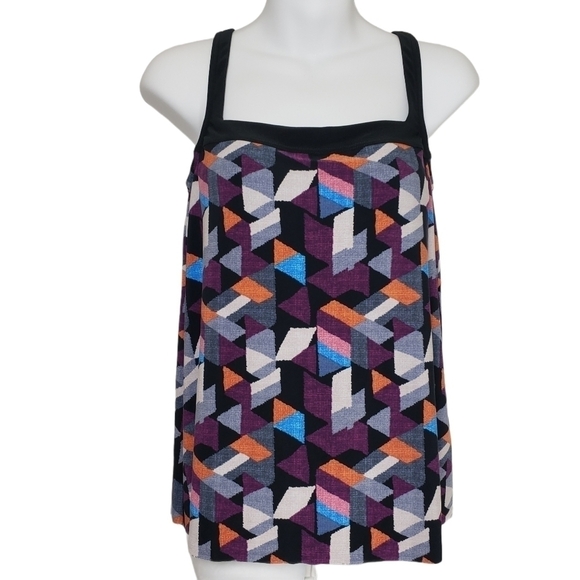 Dreamsuit Black Multi Adjustable Strap Tankini Top - Picture 1 of 7